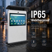 Pantalla Publicitaria Exterior Sinmar, Quiosco de Señalización Digital LCD, Pantalla Digital Impermeable para Exteriores
