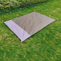 Tapis de plage surdimensionné, imperméable et anti-sable, en nylon Ripstop durable, couverture de pique-nique et de camping résistante au sable, taille personnalisable avec poche