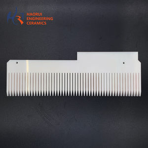 Peine de cerámica de Zirconia blanca, componentes de equipos fotovoltaicos de alta precisión, producción personalizada de piezas de cerámica - Product Image 4