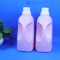Bouteille de détergent liquide en HDPE de 3 litres, bouteille de détergent à lessive, bouteilles de conditionneur pour tissus avec bouchon