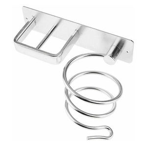 Support mural adhésif pour sèche-cheveux et outils de coiffure, style nordique, pour salle de bain et exposition - Product Image 2