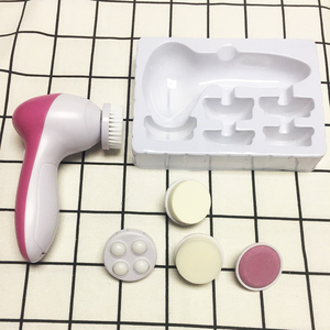 Cepillo de limpieza facial de vibración sónica de silicona resistente al agua, Mini limpieza eléctrica profunda de poros, masaje de piel, <span class=keywords><strong>limpiador</strong></span> facial - Product Image 4