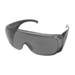 Lunettes de sécurité laser, monture noire, lentille de 2 mm, transmission de 10 %, pour la protection lors de la beauté, de l'épilation et du rajeunissement de la peau - Product Image 2