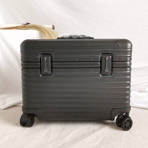 2026 חדש מסגסוגת אלומיניום-מגנזיום מזוודת עגלת צילום עסקית מזוודות נשים גברים נסיעות נשיאה 18 אינץ' מנעול סיסמא TSA - Product Image 6