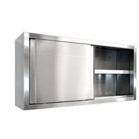 Penjualan Panas Kabinet Dinding Stainless Steel Kustom, Rak Penyimpanan Dinding untuk Perlengkapan Dapur & Restoran Lainnya