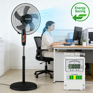 Ventilateur sur pied <span class=keywords><strong>Mondial</strong></span> 16 pouces, moteur fiable, résistance aux hautes températures, 3 vitesses, silencieux, pour extérieur et intérieur - Product Image 1