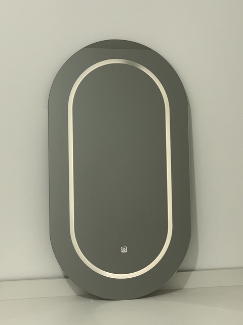 Minimalist LED Backlit Bathroom Mirror Series, Frameless Smart Mirror with 3 Color Light & Touch Switch for Home & Hotel