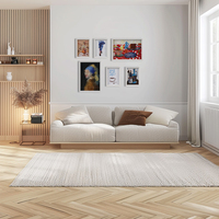 Marcos de madera MDF rectangulares de estilo Vintage personalizados, 6 piezas, decoración del hogar, juego de marcos de arte de pared