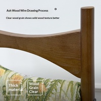 Meubles de maison haut de gamme en bois massif de frêne blanc, style rétro multifonctionnel, design vintage français, pour hôtels et gîtes de Foshan