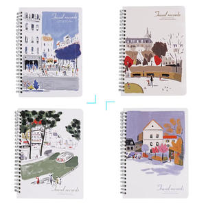 Foska scuola fornitore di cancelleria <span class=keywords><strong>4</strong></span> soggetti liscia scrittura doppia bobina Design 8mm linea spazio A5 B5 a spirale <span class=keywords><strong>Notebook</strong></span> per gli studenti - Product Image 6