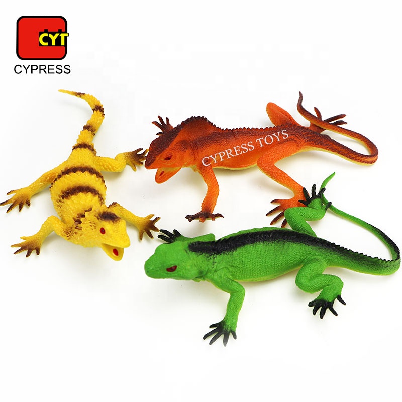 Amazon.co.jp: トカゲの動物フィギュア 6インチ 色変更可能 伸縮