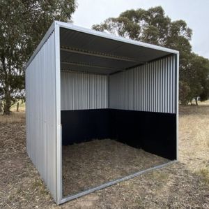 Abri extérieur portable pour chevaux avec toit, écuries et clôtures, treillis et portails pour chevaux - Product Image 2