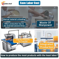 Machine automatique de fouettage et de remplissage de crème/machine à faire des gâteaux à la crème/fouet à crème automatique