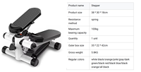 Appareil de fitness compact et portable, mini stepper pour la maison
