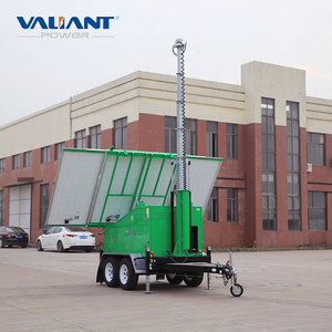Générateur éolien solaire pour chantiers de construction VTS1200D, éclairage solaire extérieur - Product Image 2