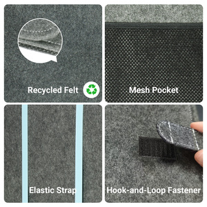 Thư mục riêng tư có thể gập lại với lưu trữ, ngăn bàn cho ngăn thử nghiệm tái sử dụng lớp học & lá chắn riêng tư cho người lớn, sinh viên - Product Image 3