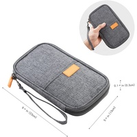 Set Hadiah Perjalanan Khusus RFID Blocking Nylon Fashion Family Passport Holder Organizer Zipper Wallet Case untuk Hadiah Perusahaan