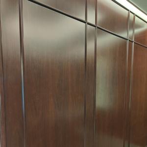 Wholesale High Quality Chinese-style Black Walnut <strong>Wood</strong> <strong>Veneered</strong> Painted Background Wall Wooden Wainscoting - Product Image 4