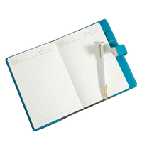 Carnet personnalisé en PU avec couverture rigide et serrure à code