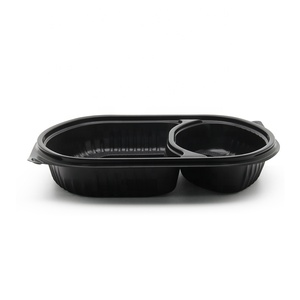 Nhựa dùng một lần 1 2 3 4 ngăn chứa thực phẩm lò vi sóng và Takeaway an toàn để phục vụ thực phẩm trong từng phần - Product Image 3