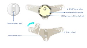 Dispositivo inteligente de ayuda para dormir EMS Pulse Alivio del estrés y mejora de la calidad del sueño para uso doméstico - Product Image 5