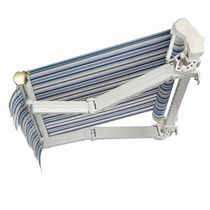 Auvent <span class=keywords><strong>de</strong></span> fenêtre rétractable mural en alliage d'aluminium, à commande manuelle ou par télécommande, en acrylique enduit PA, <span class=keywords><strong>projection</strong></span> <span class=keywords><strong>de</strong></span> 6m, toutes tailles - Product Image 3