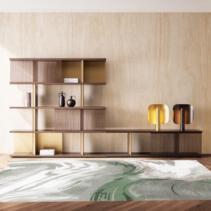 Sang trọng tùy chỉnh Tay Chần sợi vòng Thảm Acrylic len Viscose khu vực Thảm nhà dệt may tường để tường thảm lớn chơi thảm sàn - Product Image 6