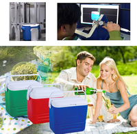 Glacière Médicale Portable 34L Prix Usine, Glacière Isotherme Étanche pour Pique-niques, Camping, Alimentation Extérieure Multifonctionnelle