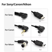SIDANDE Télécommande d'obturateur sans fil RST7600 Télécommande d'intervalomètre pour Canon Nikon Sony Version sans fil pour Canon C2