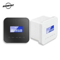 Profesyonel Akıllı 1.7 İnç LCD 2x20W Ev Amfisi 4-8 Ohm Tavan Hoparlörleri için Duvara Monte Ses Müzik Özellikleri