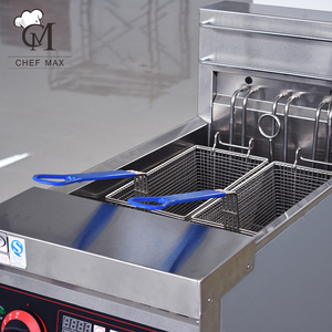 Chefmax 9000W カスタム 電気・ガス兼用 チキン用 ダブル槽型 業務用フライヤー 新製品 2020年発表 ステンレス製 2021年モデル - Product Image 6