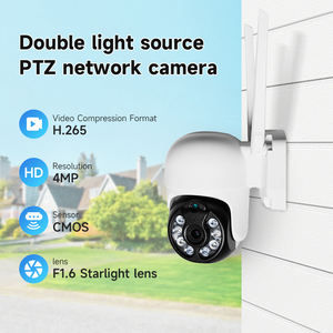 Kamera Dome Pintar Tuya 4MP Nirkabel PTZ Pelacakan Otomatis Deteksi Gerakan Penglihatan Malam CMOS Audio Dua Arah IP65 Tahan Air untuk Rumah - Product Image 3