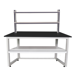 Huajiale Enkele Werkstationtafel Met Reagensplaat En Werkbank Met Lichte Werkplaats Inspectie Operatietafel - Product Image 1