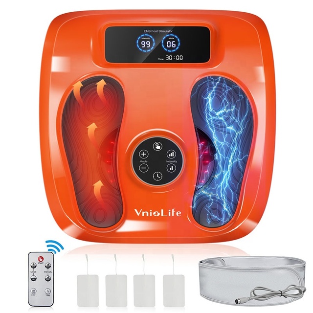 3 in 1 EMS Foot Stimulator Foot and Body Tens Massager with Heating Waist Belt CE Certificate