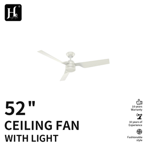 Ventilador de Techo de 52 Pulgadas para Sala de Estar, Motor AC, 3 Aspas de Plástico ABS, Estilo Moderno - Product Image 2