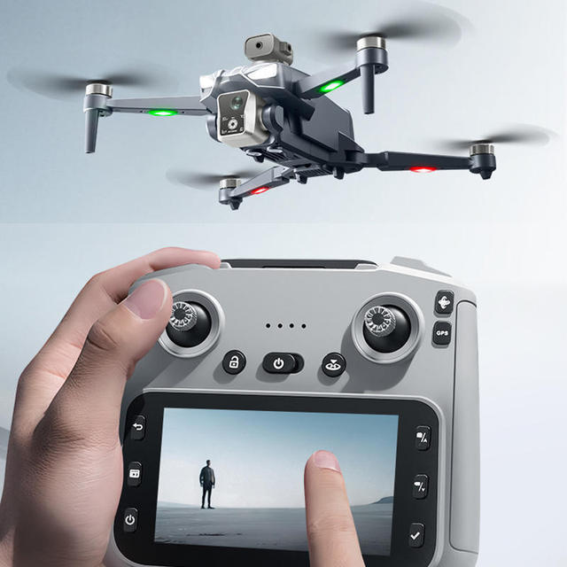 2025 K18 MAX GPS RC Drone 4K HD Camera FPV Brushless Obstacle Avoidance Foldable Quadcopter with Control Screen