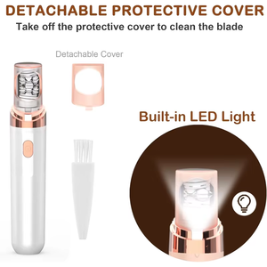 Xu Hướng Mới 2025 2 Trong 1 Phụ Nữ Không Thấm Nước Máy Cạo Râu Điện Có Thể Sạc Lại Không Đau Trên Khuôn Mặt Máy Cạo Lông Phụ Nữ Tóc Remover - Product Image 4