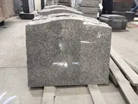 Piedra para la cabeza de granito gris, monumentos de EE. UU., precio barato