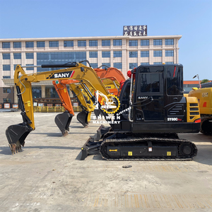 Excavatrice SY60cpro d'occasion de haute qualité de marque chinoise à bas prix pelles sur chenilles hydrauliques d'occasion SY60c pompe à moteur PLC à engrenages - Product Image 4