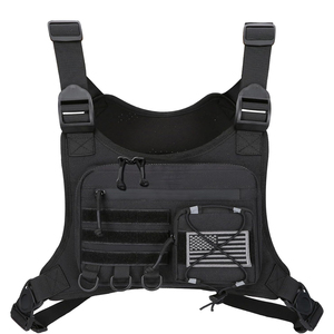 Custom Nieuwe Ontwerp Lichtgewicht Utility Mannen Borst <span class=keywords><strong>Rig</strong></span> Hardloopvest Rugzak Tactische Borst Tas Voor Mannen - Product Image 1
