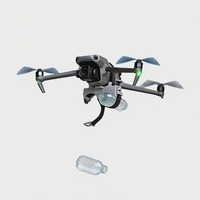 Système de largage aérien pour drone, mécanisme de délivrance de charge utile simple ou double, lanceur de drone FPV télécommandé, dispositif de largage RC UAV pour le sauvetage et la livraison