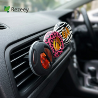 Diffuseur d'air liquide rond en plastique pour grille d'aération de voiture avec évaporation naturelle, longue durée, taille personnalisée