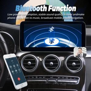 Reproductor Multimedia para Auto, Estéreo con GPS, CarPlay, Pantalla QLED de 12.3 Pulgadas y 1920*720 para Benz Clase C C200 W205 C250 C180 C260, Android 12 - Product Image 4