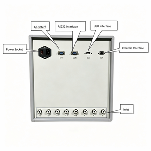 Jauge électronique pneumatique 8 canaux en aluminium avec fonction SPC, résolution 0,1 mm, haute précision pour l'inspection de la masse des trous d'axe - Product Image 1