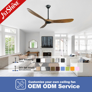 Ventilador de techo silencioso con motor de cobre, <span class=keywords><strong>3</strong></span> aspas de madera, 60 ", sin luz, con control de aplicación inteligente - Product Image 4