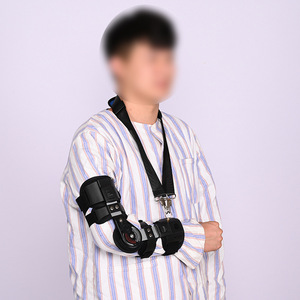 Attelle de fixation du coude, taille unique, support réglable pour la rééducation du bras, orthèse de l'avant-bras - Product Image 3