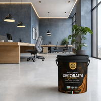Peinture micro-acrylique écologique et imperméable VALIDEA Valencia, finition satinée pour murs intérieurs et extérieurs, revêtement décoratif OEM