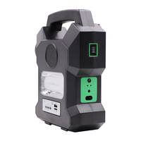 Lampe de secours de haute qualité GDLITE Solar Lights GD1000A Système d'éclairage rechargeable avec radio et musique Disco Lamp