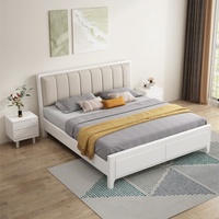 Lit mural moderne en bois massif de haute qualité avec tiroirs, mobilier de chambre durable, directement de l'usine, lit simple ou king size