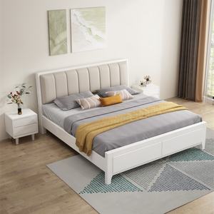 Lits de chambre à coucher en bois de haute qualité avec tiroir, vente chaude, meubles de chambre à coucher, directement de l'usine, lit simple en bois massif, lit king size - Product Image 2